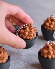 龜甲龍按键鎖匙扣 鑰匙圈/吊飾/多肉塊根/送禮/辦公室擺設/盆栽