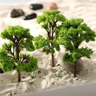 Miniature Simulation Model Tree 4/6/9cm Green Tree Small Tree Sand Table Building diy Finished Tree 