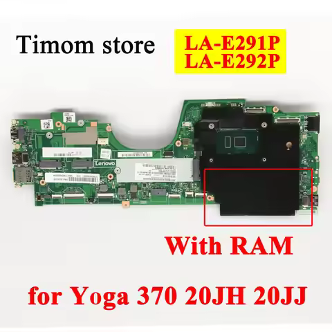 CPU i7-7600U 7500U I5-7300U 7200U i3-7100U RAM 8G for ThinkPad Yoga 370 20JH 20JJ Original Laptop Mo
