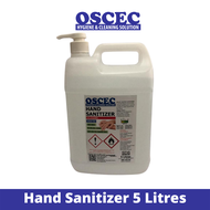 OSCEC Hand Sanitizer 75% - Aloe Vera 5 Litres / Gel Type Hand Sanitizer / Hand Sanitizer / ANTI-BACTERIAL Hand Sanitizer / Instant Hand Sanitizer / 75% Alcohol Base / OSCEC Hand Sanitizer 5 Litres