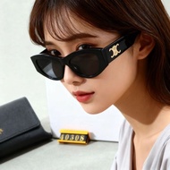 Korean Style Sunglasses 40308 Fashion Women Black Gold Cat-eye