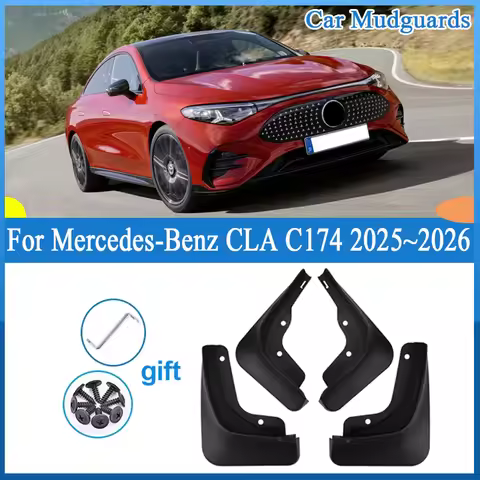 For Mercedes-Benz CLA Accessories C174 2025 2026 Car Mudguard Guard Splash Front Rear Wheel Mudflap 