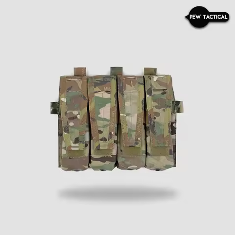 Pew Tactical Outdoor Avs Detachable Flap Smg 9mm .45 Hunting Colete Tatico Militar Magazine Clip Pou