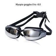 shop Professional Myopia Swimming Glasses Men Arena Diopter Swim Eyewear Anti Fog Swimming Goggles