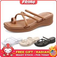 READY STOCK💝 FRIMO Tivelte Wedges Women's Shoes Woman Shoe Kasut Tinggi Wanita Girl Casual ks17420