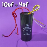 10uf + 4uf Washing Machine capacitor kapasitor mesin basuh est708 est7015 sharp Est-7015 est-708