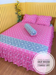 Sprei Rumbai Biasa Motif Batik Jadul Sprei Rumbai Biasa Batik Jumput Sprei Rumbai Biasa Motif Jumput