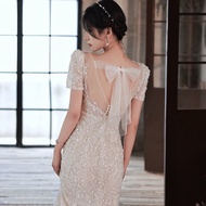 Korean Fashion French fishtail light gaun pengantin utama 2022 baru