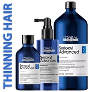 *Hair Loss Tonic Thinning* Loreal Professional SERIOXYL Hair Thinning Denser Serum Shampoo 1000ml