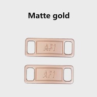 New Combination AF1 Diamond Shoe Charms Sneaker Laces Buckle Quality Metal Shoelaces Decorations  AF