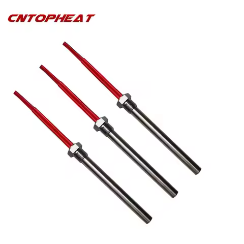 12V 24v 36v 48v 60v 72v Cartridge Heater Heating Element M14 Thread DC Heater Stainless Steel Heatin