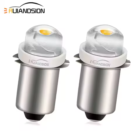 2pcs P13.5S LED 0.5W Bulb Work Lamp Bulbs White Maglite Led Conversion Kit Torches Flashlight Replac