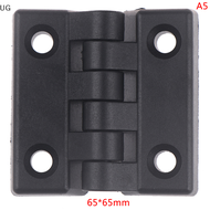 UG 1pcs บานพับขนาดเล็กสีดำมินิพลาสติกประตูแบริ่งก้นตู้บานพับ ABS