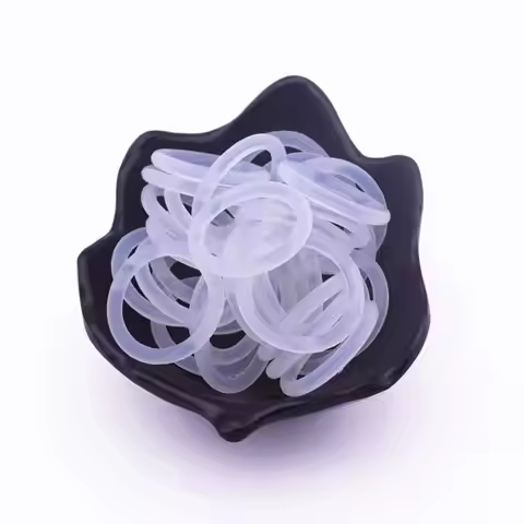 Sutoyuen 30PCS BPA Free Safe Silicone Baby Pacifier Dummy Ring MAN Adapter O Ring ilicone Inner Diam