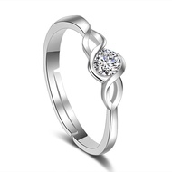 silver cincin 925 original ring for women Adjustable ring Angel eyes Fashion Jewellery cincin  perak cincin perempuan