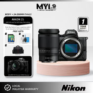 Nikon Z5 Mirrorless Camera Body & with 24-50mm Lens & 24-70mm Lens & 24-200mm Lens (Nikon Malaysia W