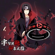 Uchiha Itachi Sharingan ring Naruto ring 925 silver anime adjustable ring