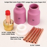 For WP-17/18/26 Compatible Gas Lens Kit 3/32 in Includes 53N88 53N87 10N24 Parts