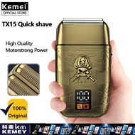 Kemei km-tx15 Máy cạo râu điện dao cạo dành cho nam chuyên nghiệp lá cạo râu công suất cao thương hi