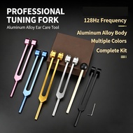 128Hz 256 Hz 512Hz 432Hz Tuning Fork Aluminum Alloy Ear Cleaning Vibration Fork Ear Picking Tools Pr