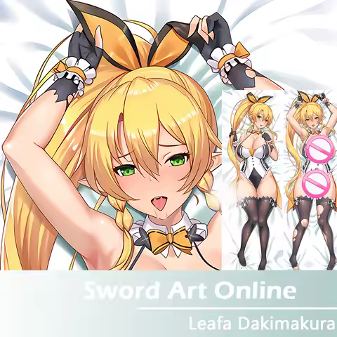Sword Art Online Leafa Dakimakura Otaku Bedding Pillowcase Customize Cartoon Anime Game Hugging Body