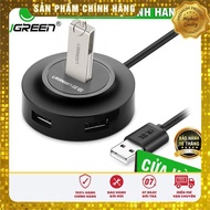 Bộ chia 4 cổng USB 2.0 Ugreen 20277 (màu đen) Chính Hãng