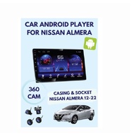 Android Player Package Promotion For NISSAN ALMERA 12-22 With 360 Camera