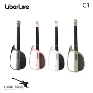 LiberLive C1 Stringless Foldable Smart Travel Guitar Fusion Accompaniment with Guitar Bag