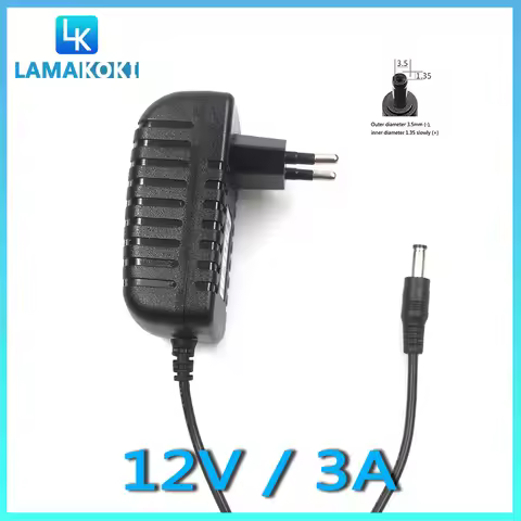 DC 12V 3A Tablet Battery Charger for Cube i7 i9 Mix Plus Knote I7 Stylus Voyo VBook V3 forOnda V919 