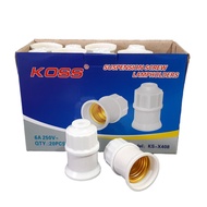 PAKET 20 Pcs Fitting Gantung E27 KOSS KS-X608 Jumbo - Putih