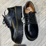 Dr. Martin Boots Leather Thick Heels