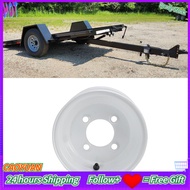 caoyuanstore 8x3.75 4.80-8 Trailer Wheel Rim 4 Holes High Strength Steel 8 Inch Hub for Hauler Wareh