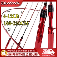 DAIWA Rod Casting Fishing Rod Spinning Joran Pancing Jigging Rod 2.1/2.4M/4-12lb Carbon 2 Sections