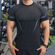 NEW Men T-Shirts Summer GYMS  Quick Dry short sleeve Gymshark T-Shirt Fitness Workout Compression Bo