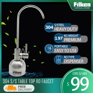 [FILKEN COLLECTION] Filken 304 Stainless Steel Fortable Table Top Faucet for Water Filter Water Disp
