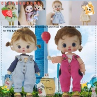 CLEVERHD Overalls T-shirt Tops, Casual Wears DIY Handmake Dolls Long Jeans Pants, Fashion Kids Toys 