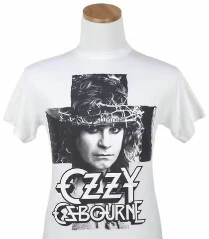 Ozzy Osbourne 1988 No Rest For The Wicked Tour Vintage Cross T-Shirt Men L
