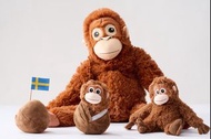 全新未拆袋！Ikea 反轉肉丸公仔 猩猩丸 鯊鯊丸 兩隻全要包順豐自提