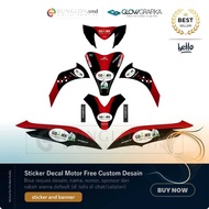 CUSTOM HONDA SPACY MOTORCYCLE STICKER DECAL GOJEK EDITION