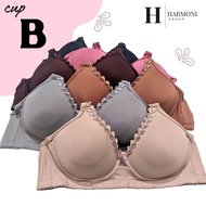 Piaoli 0101 Women's 3-Hook Underwire Bra / B55 / PL66 Cup B Foam Hook Support Size 36-42