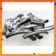 Beads,Tube Bead,30x6mm, Rhodium Plated, Brass, Curve Tube, Diy, L1-01411
