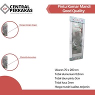 PINTU KACA / PINTU KACA KAMAR MANDI / PINTU KANTOR / PINTU ALUMINIUM