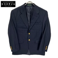 Lauren Ralph Lauren 海軍藍西裝外套，金色扣環 [二手]