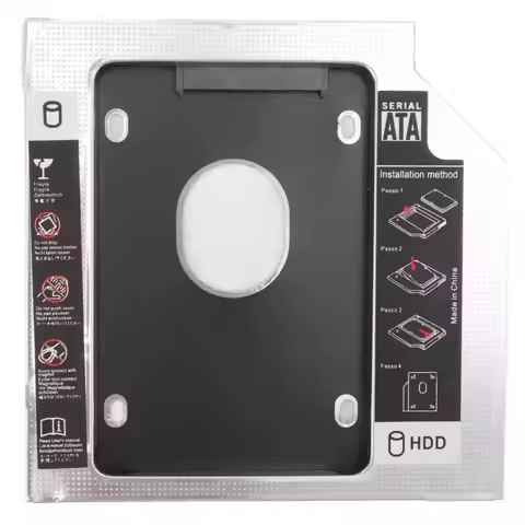 9.5mm 2nd HDD Hard Drive Optical Caddy Frame Bracket for Sony SVE14A15FLB SVE14A35CXH SVF14AA1QX VPC