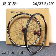 RXR Carbon Hub Bicycle Wheelset 26 27.5 29 MTB Wheel Set Aluminum Alloy Mountain Bike Wheel Rim 7/8/