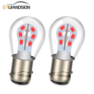 Ruiandsion 2pcs 1200LM 1157 BAY15D P21/5W LED Bulb AC/DC 12V 24V 48V Hi-Lo Beam Brake Lights Park Li