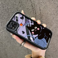 Casing Hp Untuk Xiaomi Redmi 9C Redmi 9C NFC Redmi 10A POCO C31 Case Casing Hp pola Kucing hitam luc
