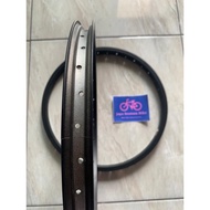 HITAM Mh 12 NOV // Black Bicycle Rims Size 18 Alloy Hole 36/front Rear Oiginal/Oiginal