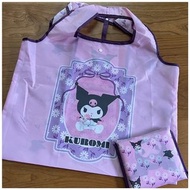 日本 Sanrio Kuromi 便攜 可摺疊 大容量 環保袋 收納袋 購物袋 **現貨**