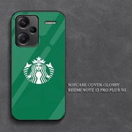 HP [ MK08 STARBUCKS ] Glossy HD Case ( REDMI NOTE 13 PRO PLUS 5G) AND (ALL TYPE) Camera Protector Si